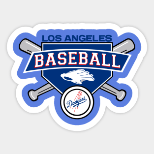 Los Angeles Baseball Sticker